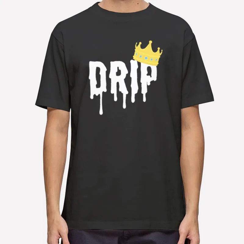 Vintage Crown Drip King Shirt