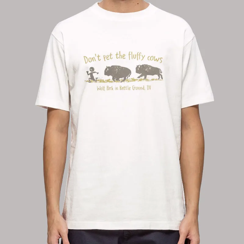 Vintage Don't Pet The Fluffy Cows Shirt