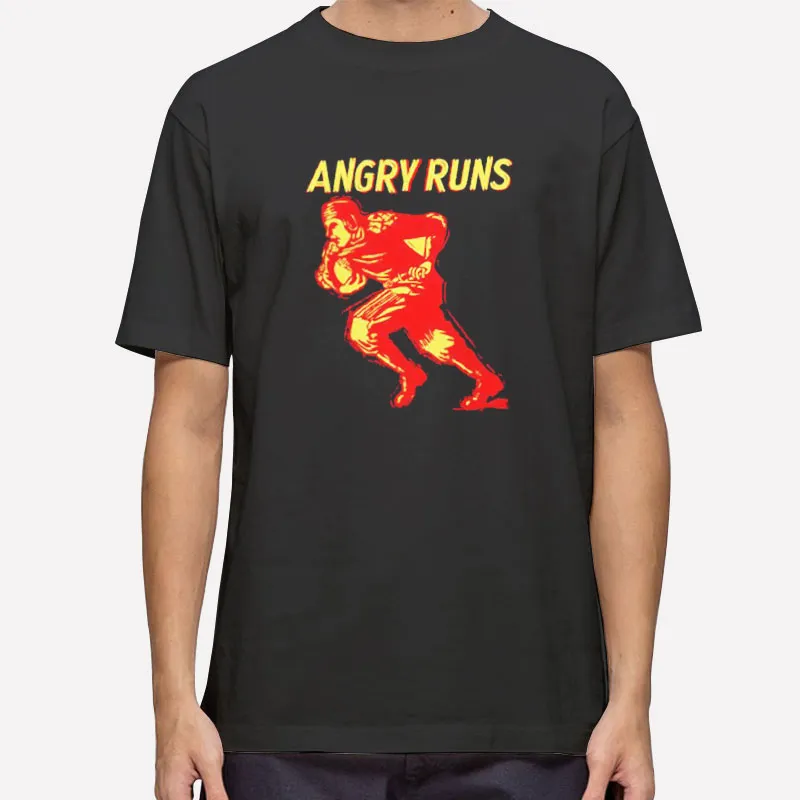 Vintage Football Angry Runs T Shirt