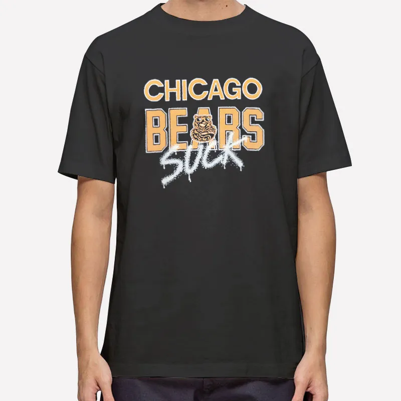 Vintage Graffiti Chicago Bears Suck Shirt