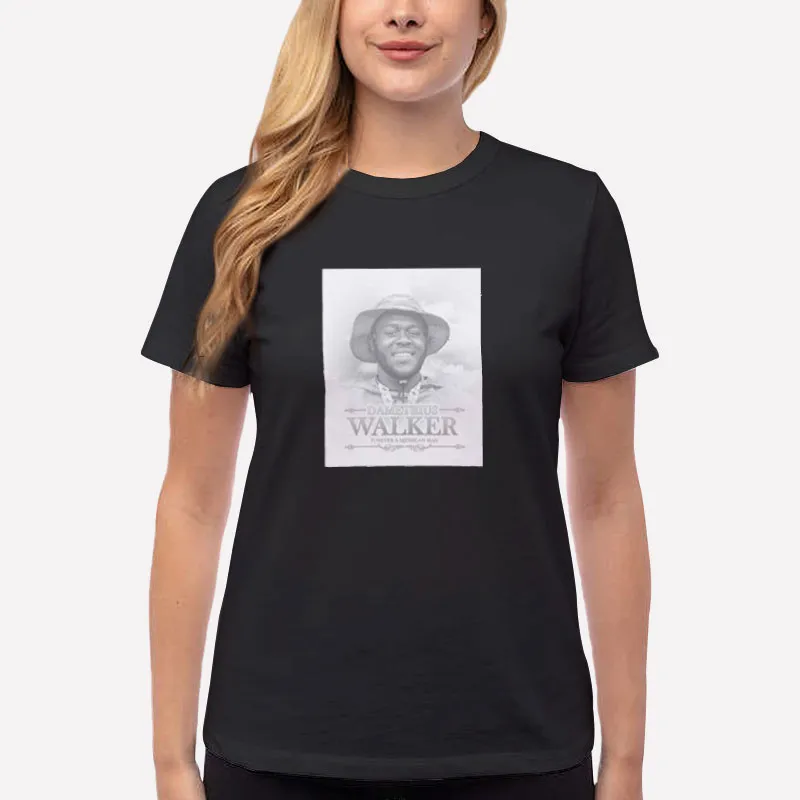 Women T Shirt Black Dametrius Walker Forever A Michigan Shirt