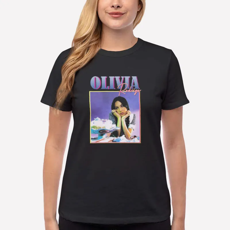 Women T Shirt Black Olivia Rodrigo Merch Target Sour Shirt