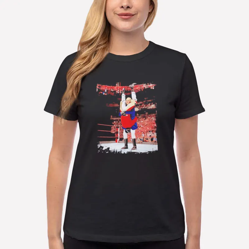 Women T Shirt Black Philadelphia Eagles George Washington Wrestling Shirt