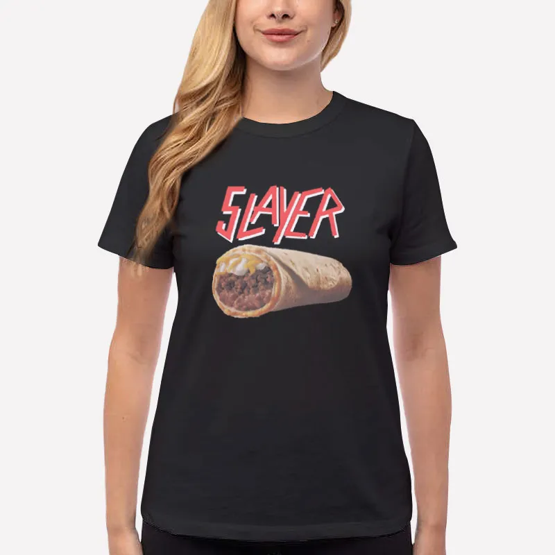 Women T Shirt Black Taco Bell 5 Layer Slayer Shirt