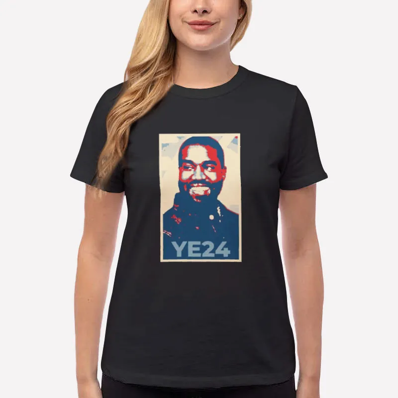 Women T Shirt Black The President Kanye West Ye24 Shirt