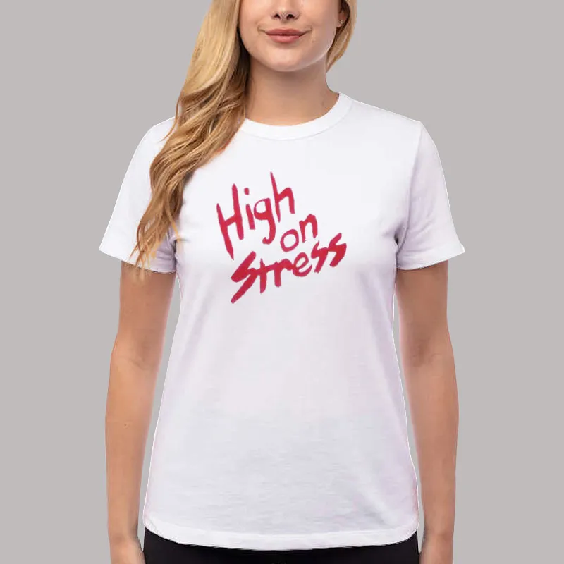 Women T Shirt White As Seen On Booger High On Stress Shirt