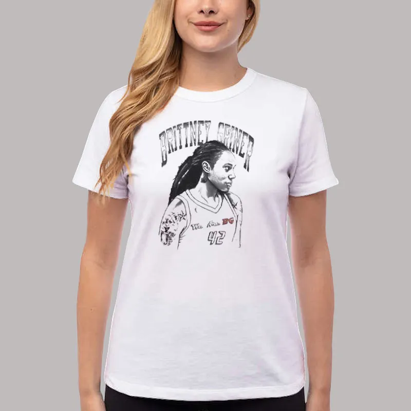 Women T Shirt White Free Britney Griner Shirt Off Shirt