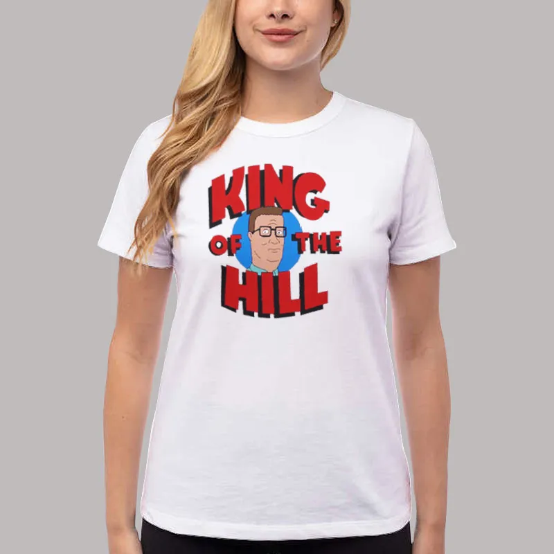 Women T Shirt White Vintage Dank Hank Hill King Of The Hill T Shirt