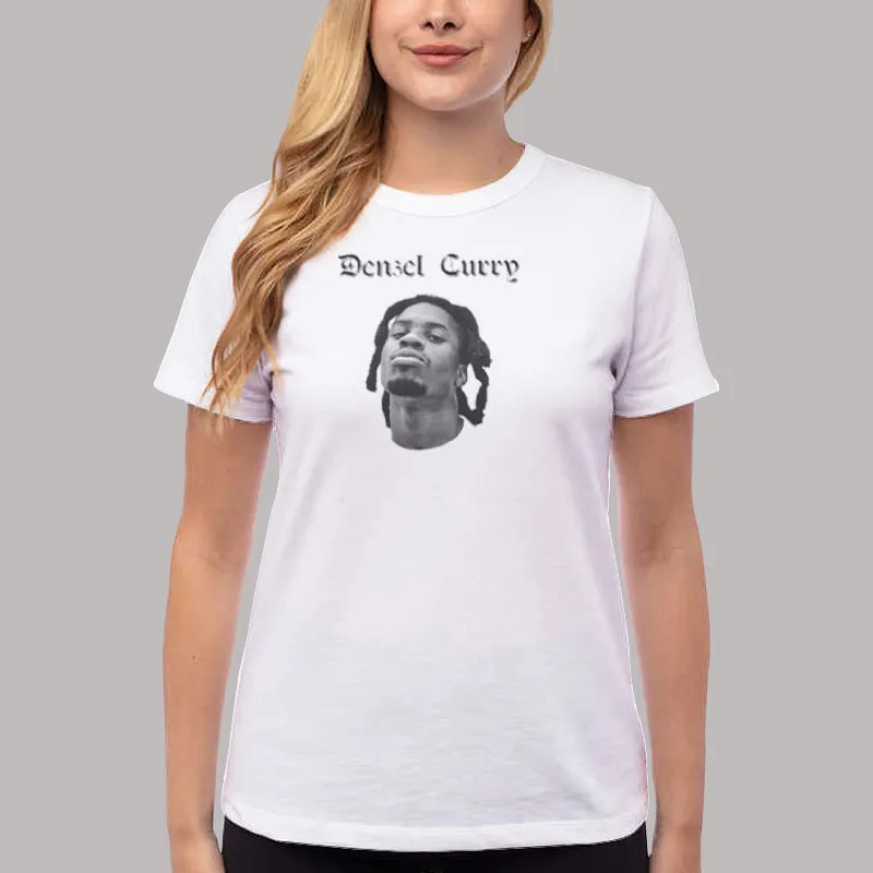 Women T Shirt White World Tour Merch Denzel Curry Shirt