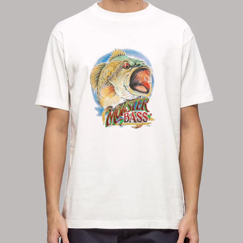 90s Vintage Bass Fishing T Shirt