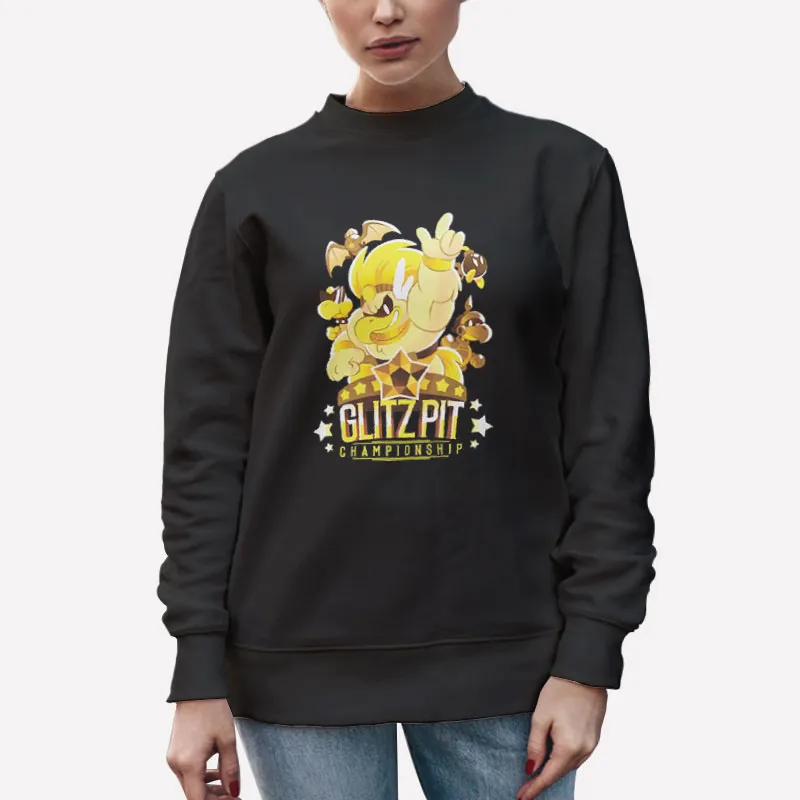 Unisex Sweatshirt Black Championship Glitz Pit T Shirt