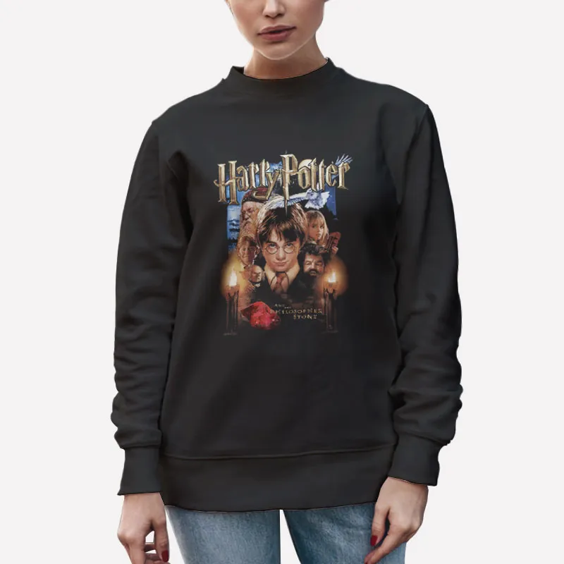 Unisex Sweatshirt Black The Philosopher's Stone Harry Potter Shirt