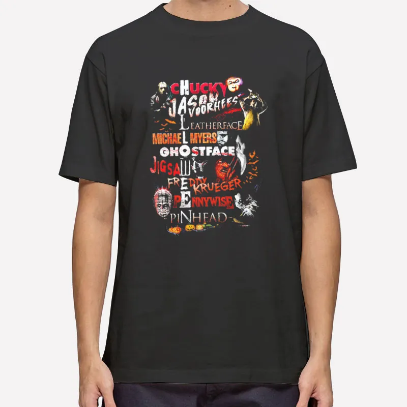 Chucky Jason Voorhees Michael Myers And Ghostface Shirt