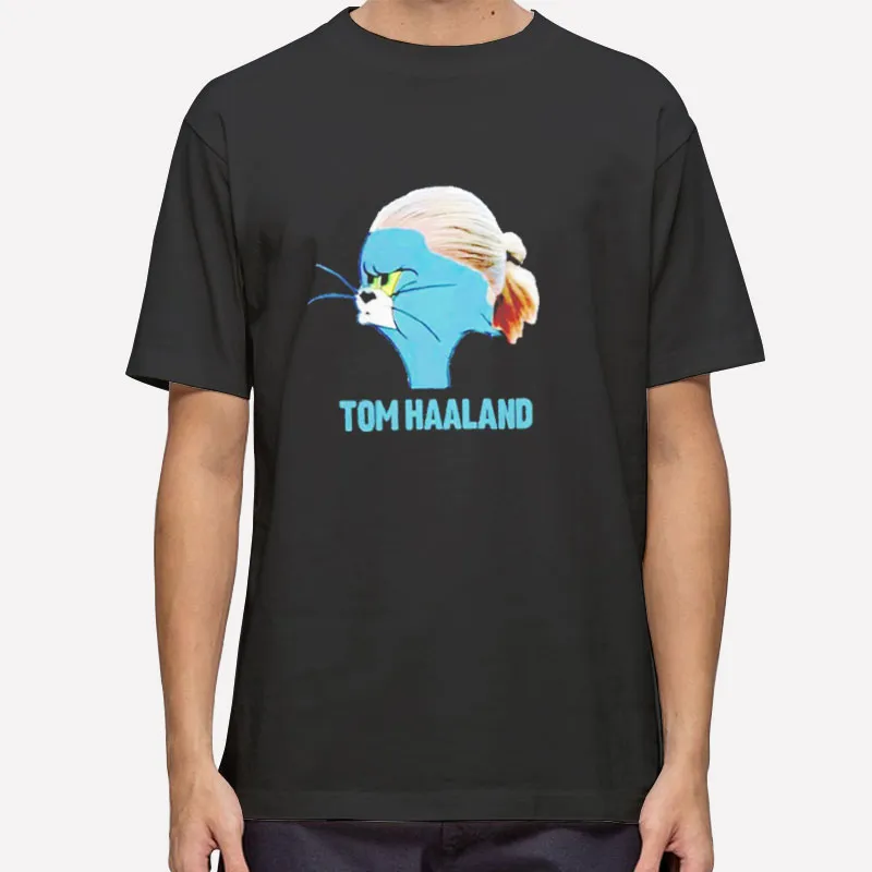 Funny Haaland Tom And Jerry Shirt