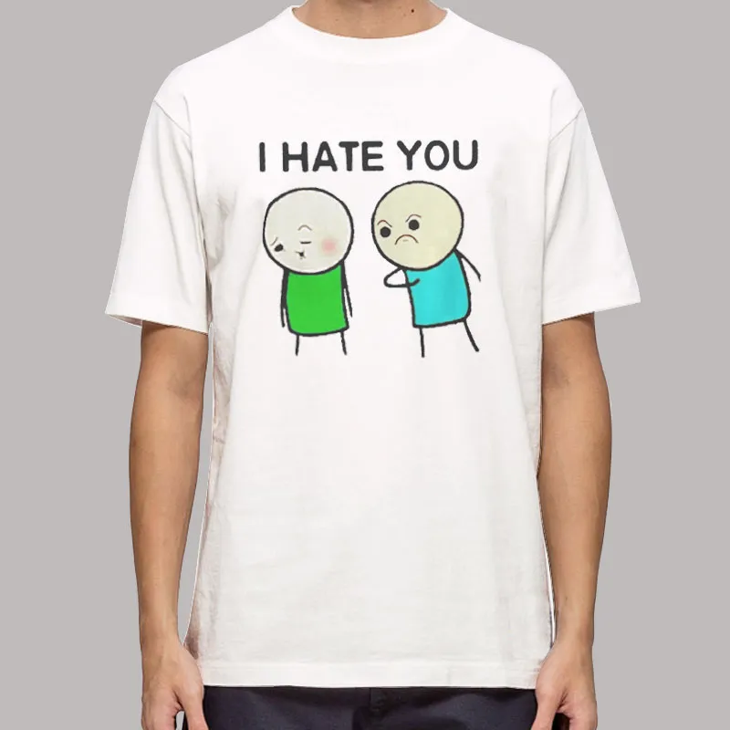 Funny I Hate You Emoji Shirt