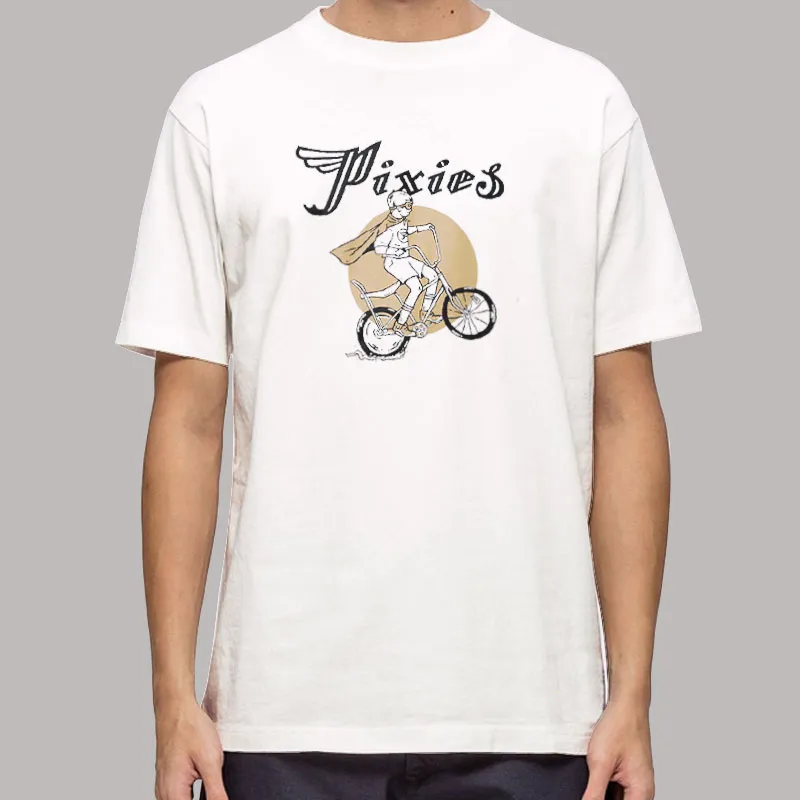 Funny Tony Pixies Riding Bicycle Shirt