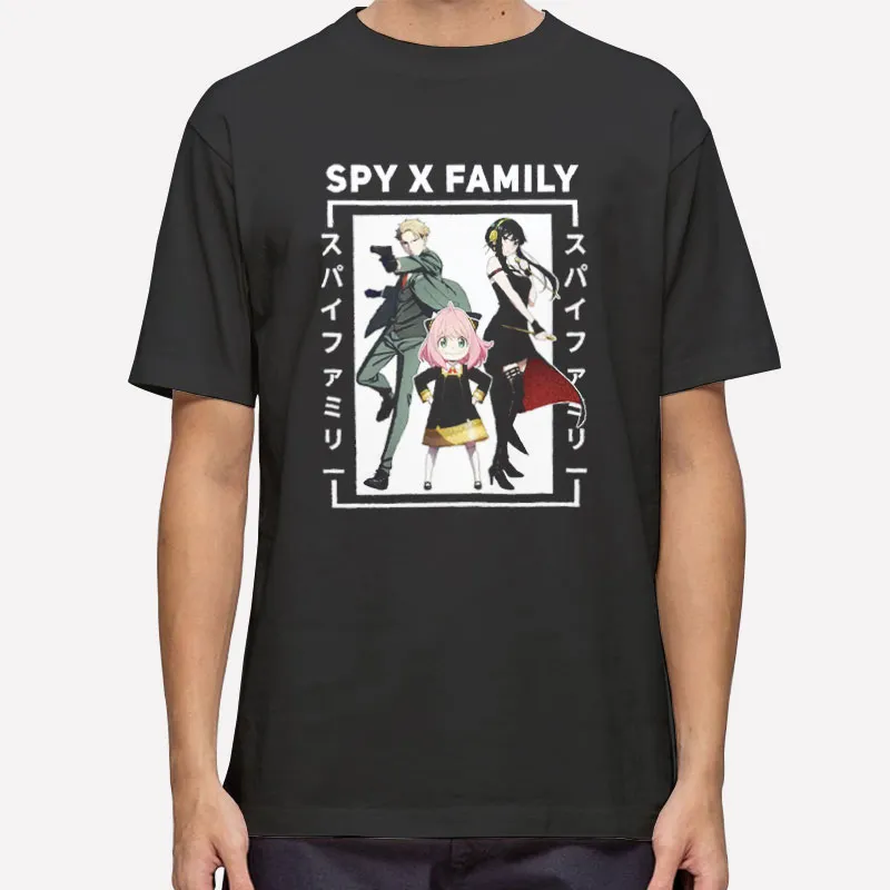 Japanese Anime Spy X Family Merch Shirt