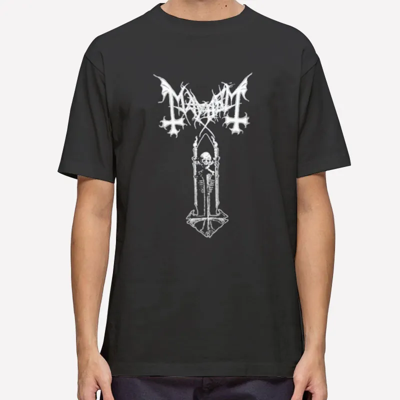Mayhem Merch Cross Shirt