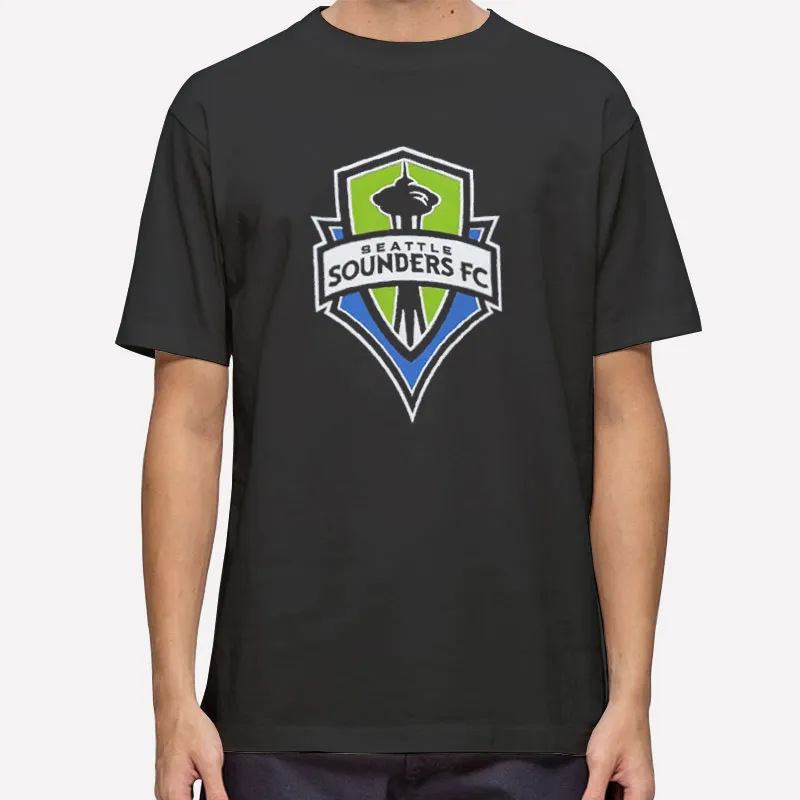 Mens T Shirt Black Fc Antigua Lids Seattle Sounders Sweatshirt