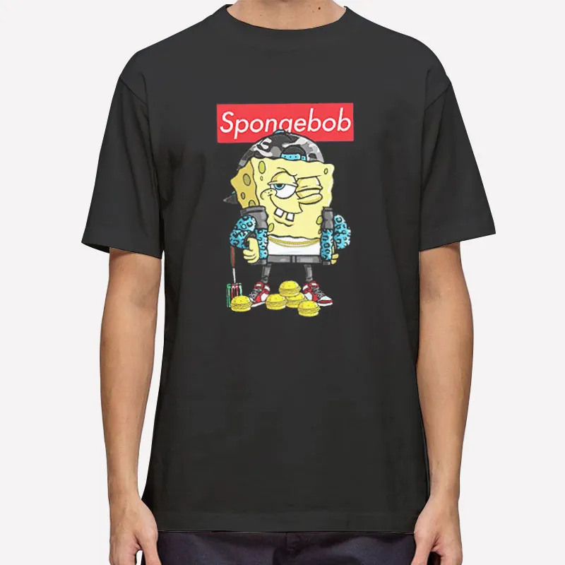 Mens T Shirt Black Funny Krabby Patty Squarepants Cool Spongebob Sweatshirt