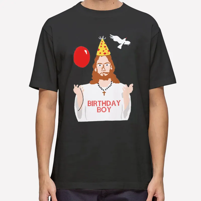 Mens T Shirt Black Jesus Birthday Boy Sweatshirt