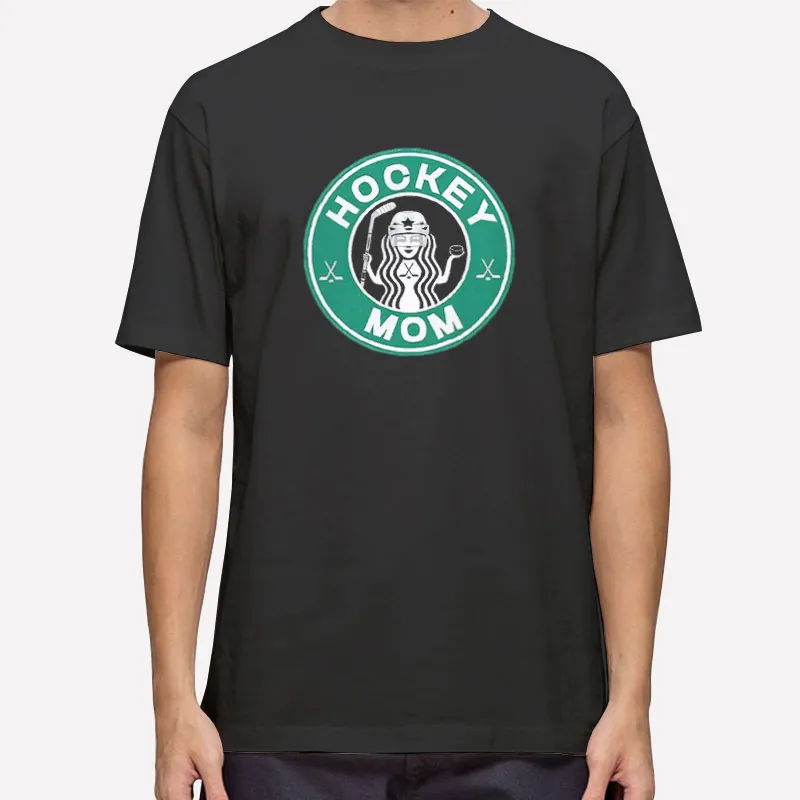 Mens T Shirt Black Vintage Funny Logo Parody Hockey Mom Sweatshirt