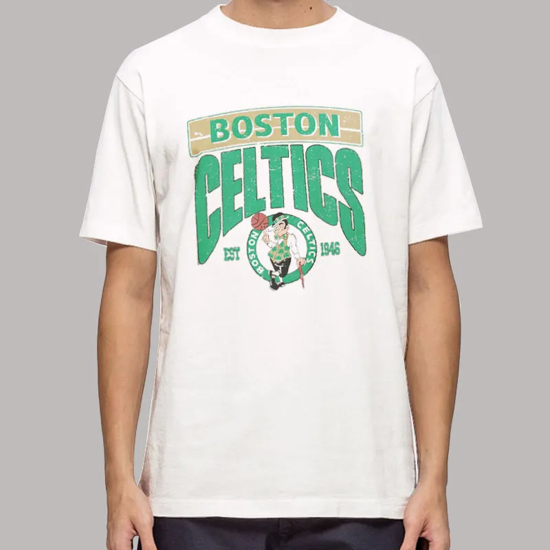 Mens T Shirt White Vintage Boston Celtics Sweatshirt