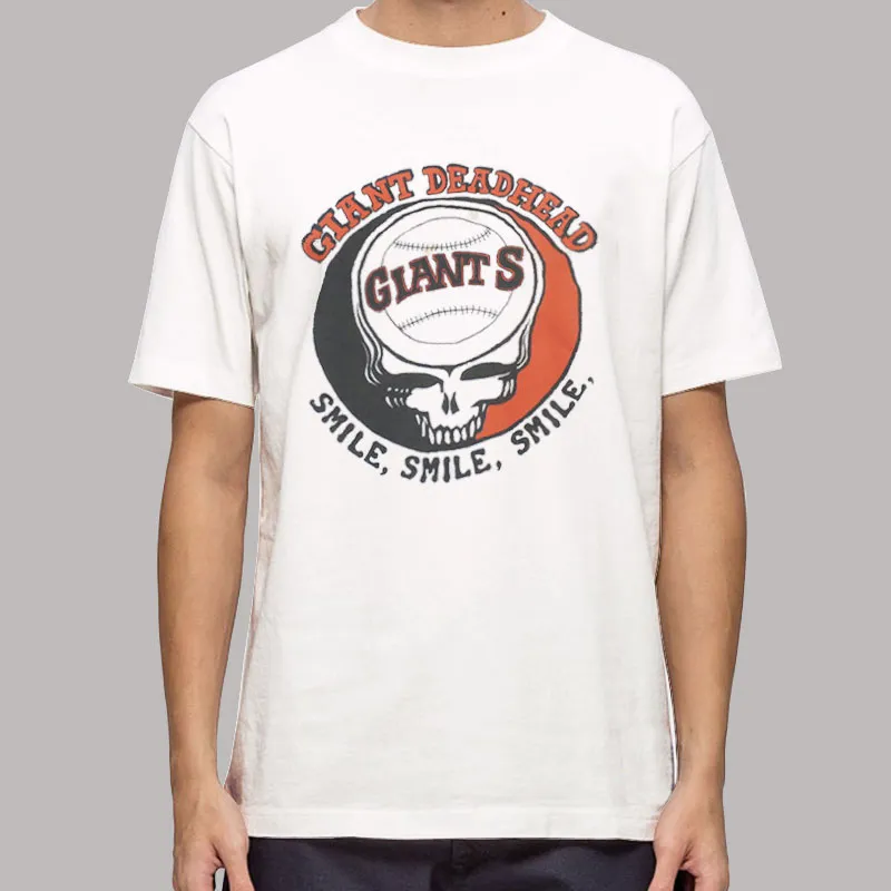 Mens T Shirt White Vintage San Francisco Giants Grateful Dead Sweatshirt