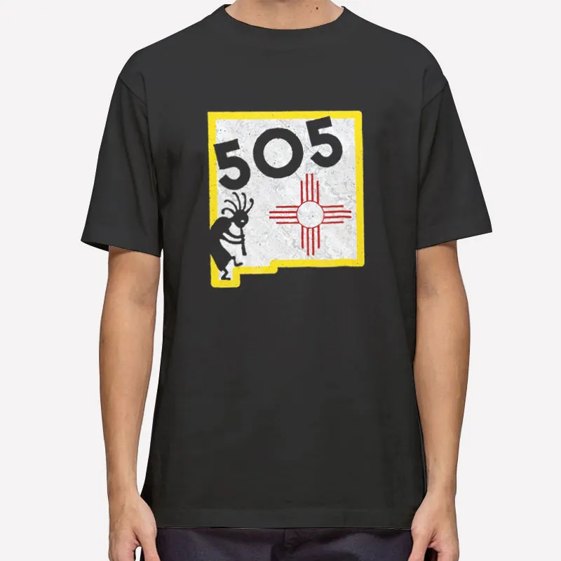 Native American Pueblo Culture 505 Zia Symbol Shirt