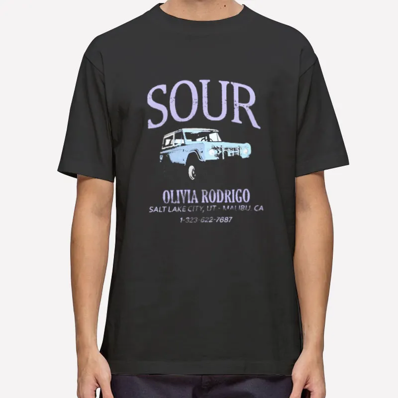 Olivia Rodrigo Car Sour Shirt