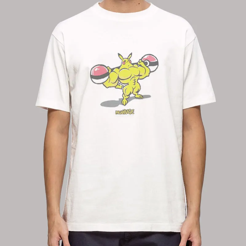 Pika Huge Buff Pikachu Shirt