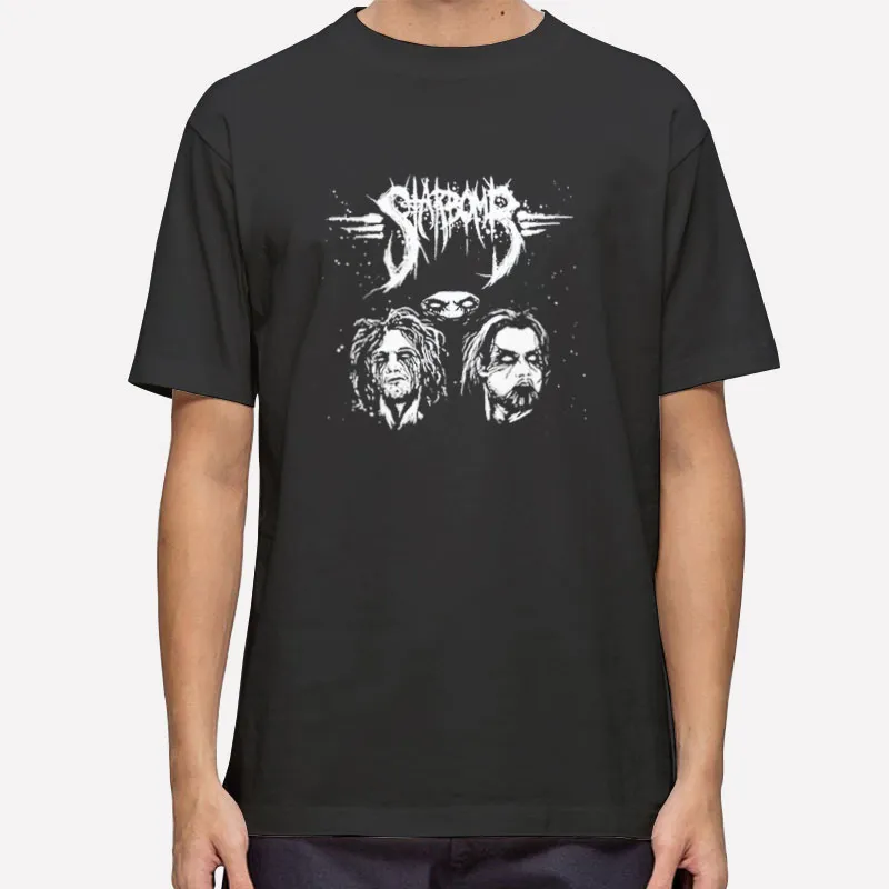 Star Bomb Merch Black Metal Shirt