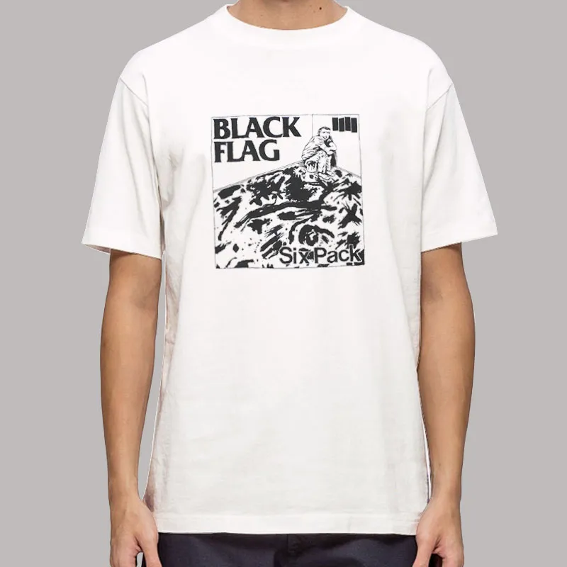 The Punk Rock Black Flag Six Pack Shirt