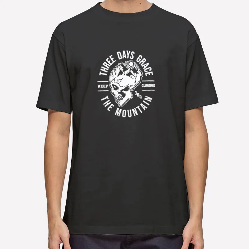 Three Days Grace Buffalo Skull Mountain Shirt