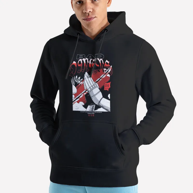 Unisex Hoodie Black Bad Omens Merchandise Katana Shirt
