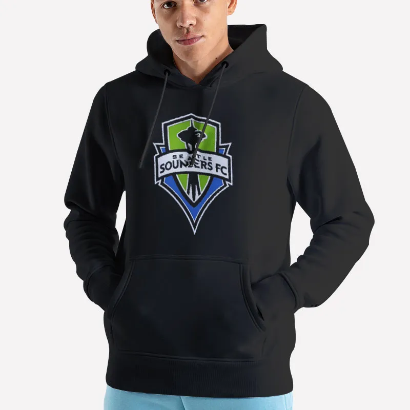 Unisex Hoodie Black Fc Antigua Lids Seattle Sounders Sweatshirt