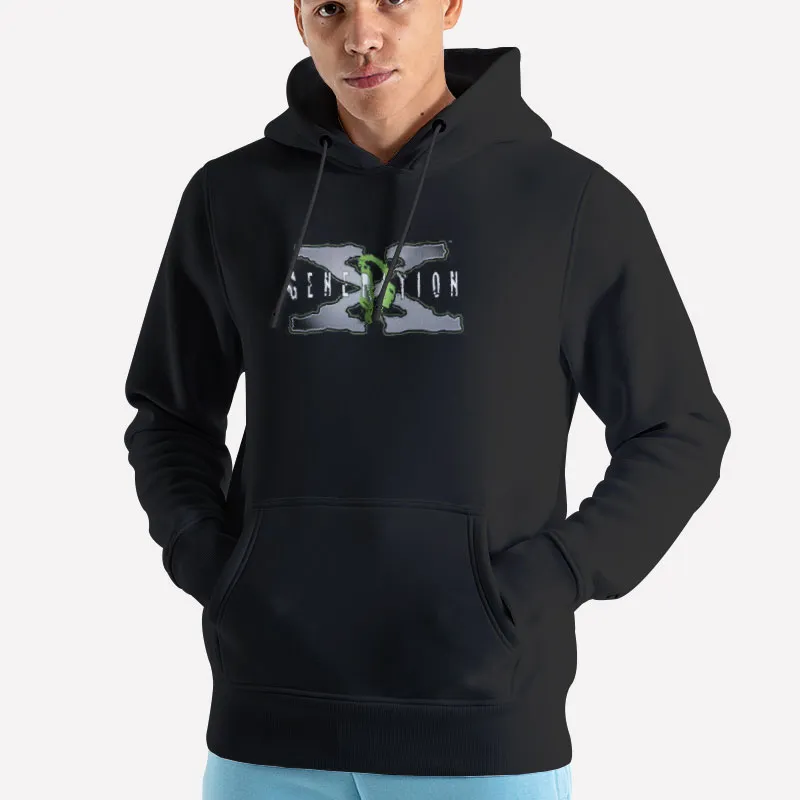 Unisex Hoodie Black Retro D'generation X Shirt
