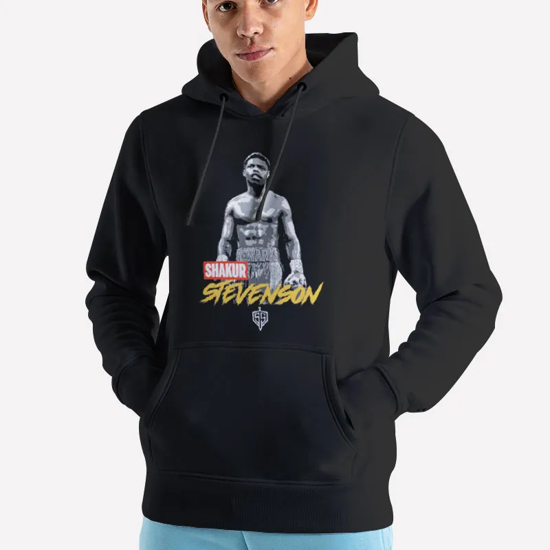 Unisex Hoodie Black Shakur Stevenson Merch Boxing Shirt