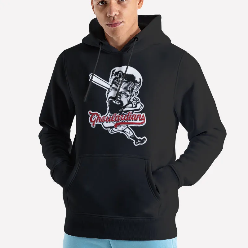 Unisex Hoodie Black Vintage Inspired Baseball Ghoulardians Tshirt
