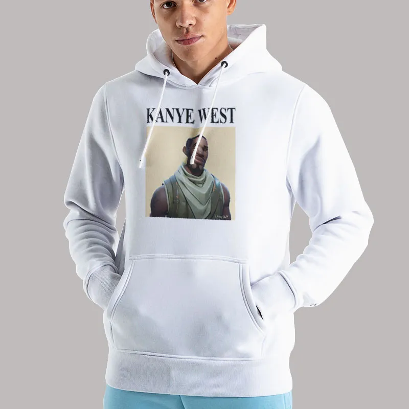 Unisex Hoodie White Funny West Vintage Kanye Shirt