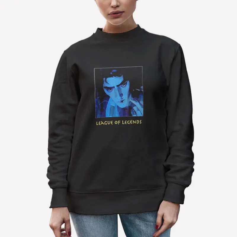 Unisex Sweatshirt Black Arcane Viktor League Of Legends Shirt