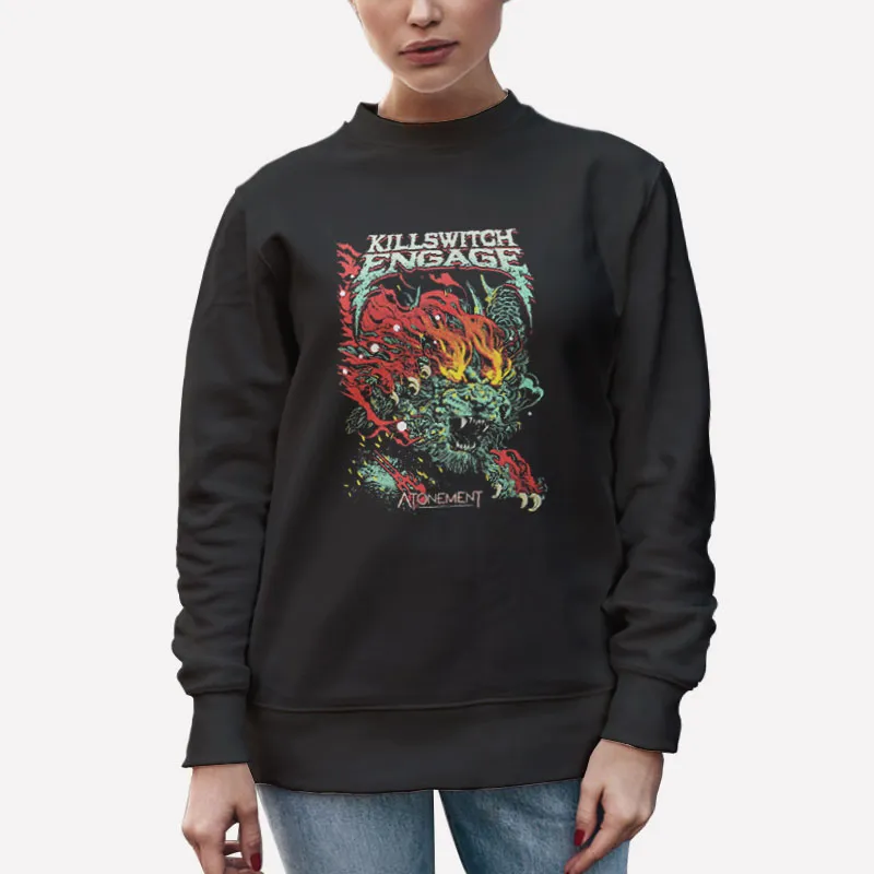 Unisex Sweatshirt Black Atonement Tour Killswitch Engage Shirt