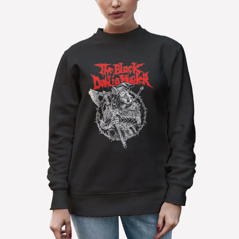 Unisex Sweatshirt Black Black Dahlia Merch Skaven Shirt