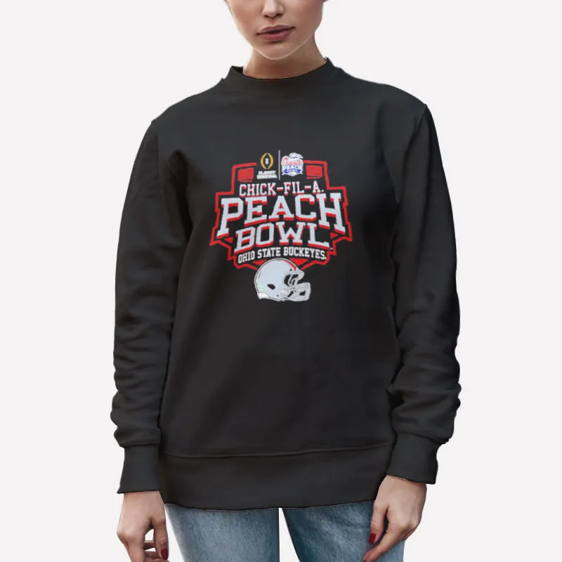 Unisex Sweatshirt Black Chick Fil A Ohio State Peach Bowl Shirts
