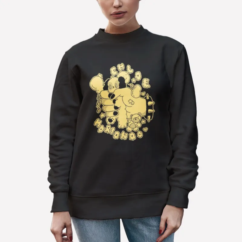 Unisex Sweatshirt Black Chloe Moriondo Merch Puppy Charm Shirt
