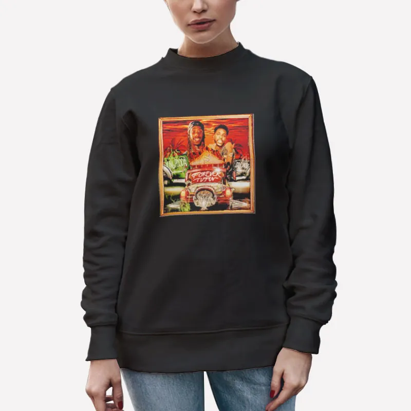Unisex Sweatshirt Black Dj Chose Forever Tippin Yung Pooda Shirt