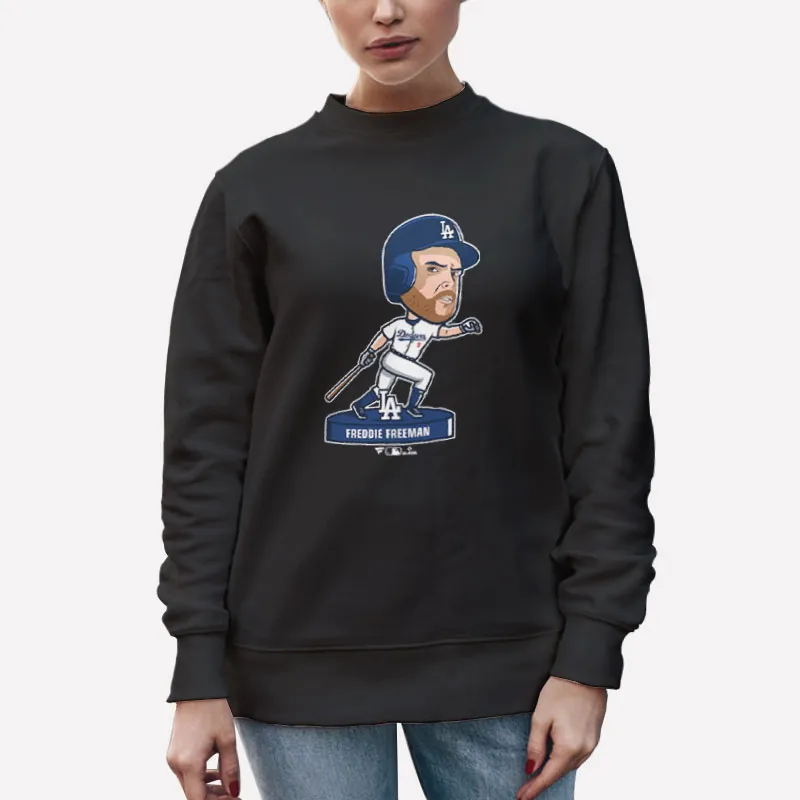 Unisex Sweatshirt Black Dodgers Freddie Freeman Bobblehead 2022 Shirt