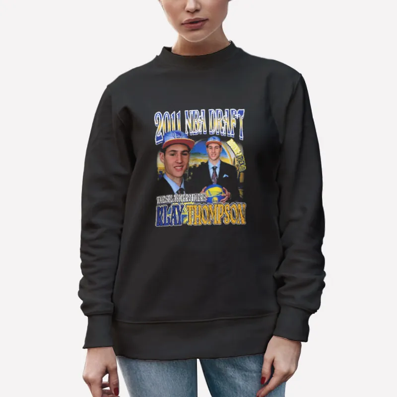 Unisex Sweatshirt Black Draft Klay Thompson Tee Coupon Shirt