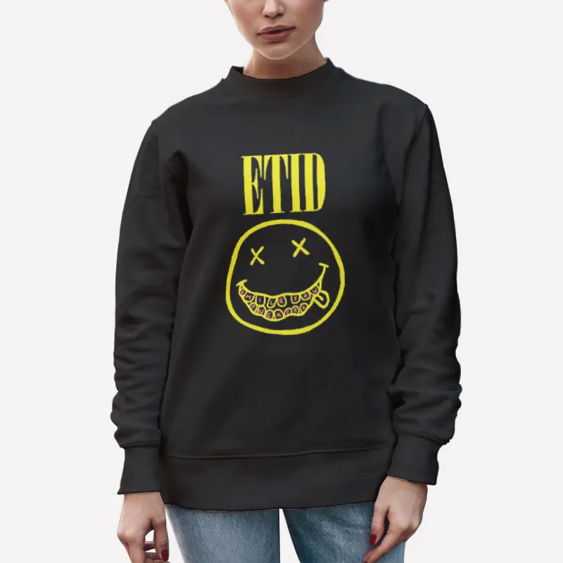 Unisex Sweatshirt Black Etid Merch Every Time I Die Smile Shirt