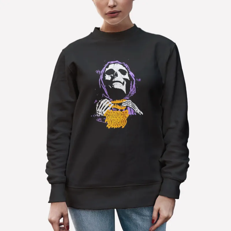 Unisex Sweatshirt Black Freddie Dredd Net Worth Skeleton Shirt